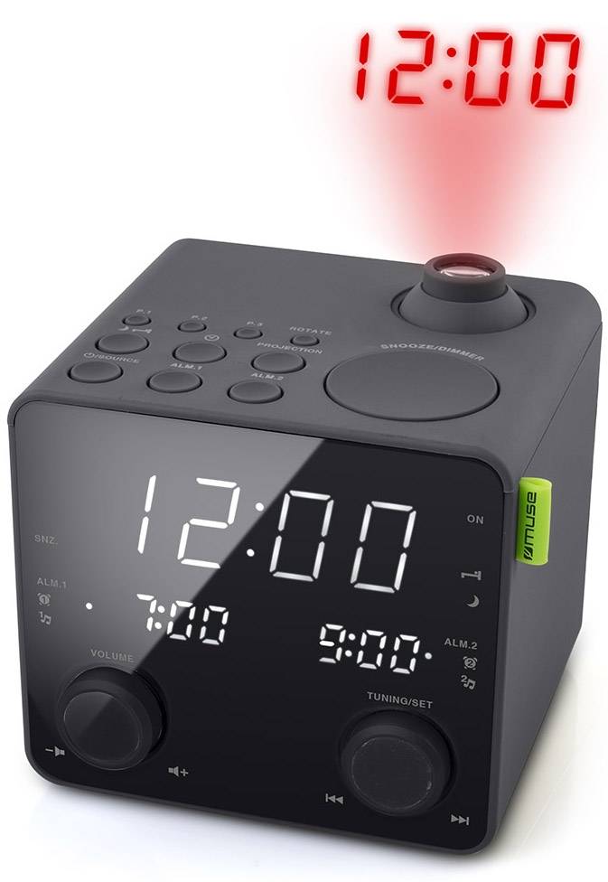 heks spellen Monumentaal Muse M-189 P Wekkerradio met LED Projectie kopen? - LEDClear.nl