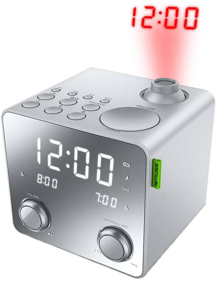 Muse M-189 PMR Wekkerradio met LED Projectie