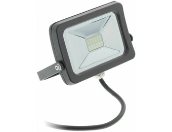 Konig LED Floodlight 5500 - 6500K 10 W - Zwart