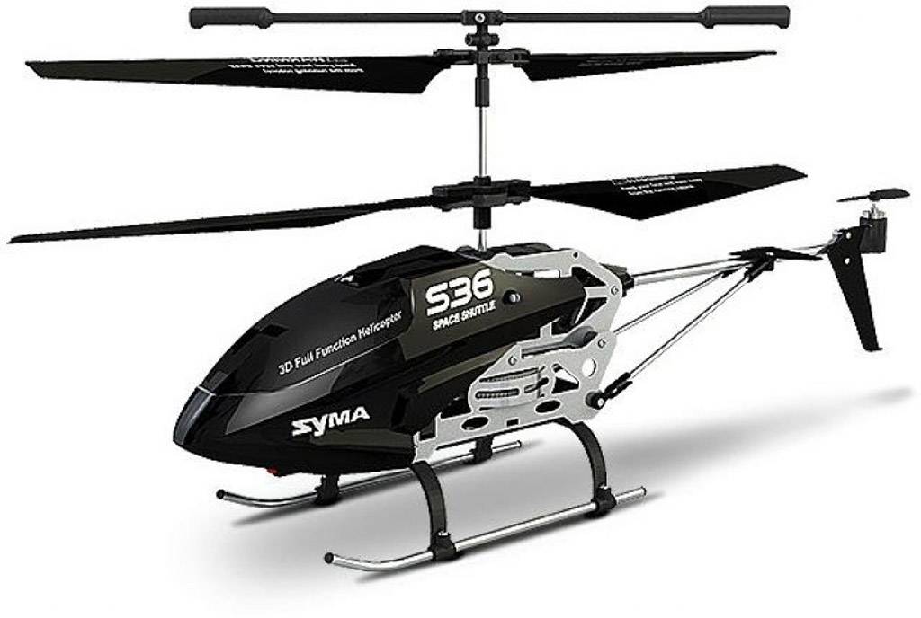 Syma S36 LED Helicopter - Zwart
