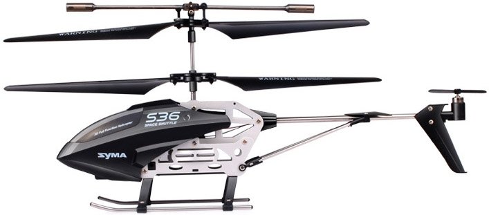 Syma S36 LED Helicopter - Zwart