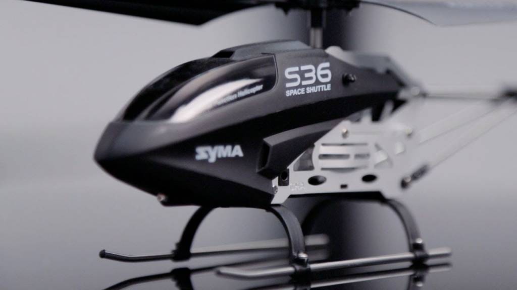 Syma S36 LED Helicopter - Zwart