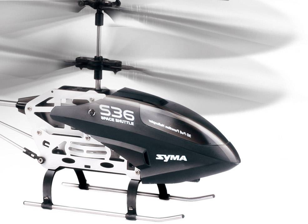 Syma S36 LED Helicopter - Zwart