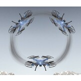Syma X5HW LED Drone FPV Real-Time - Blauw