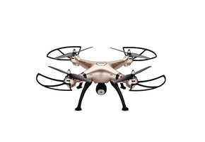 Syma X8HC LED Drone met 720P HD Camera - Goud