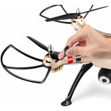 Syma X8HC LED Drone met 720P HD Camera - Goud