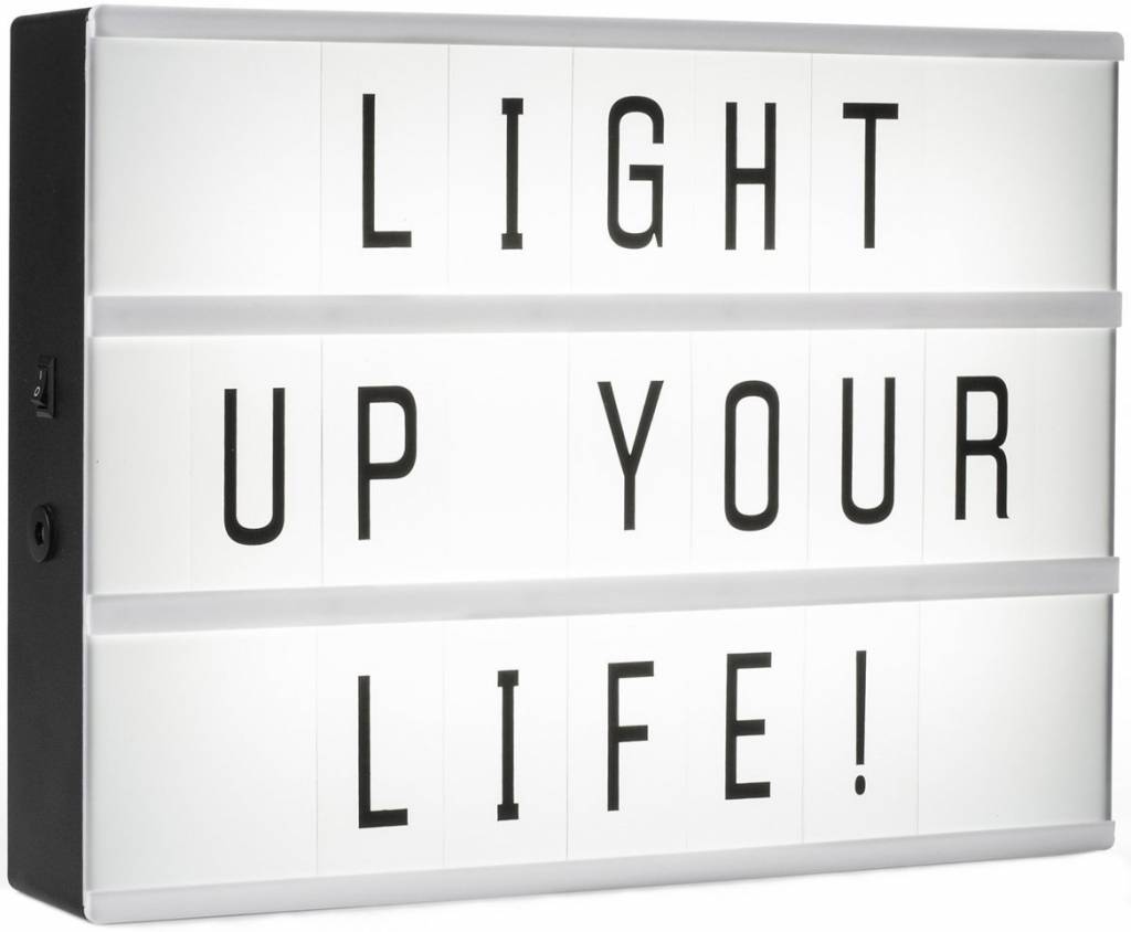 Smartwares A5 LED Lightbox + 85 Karakters