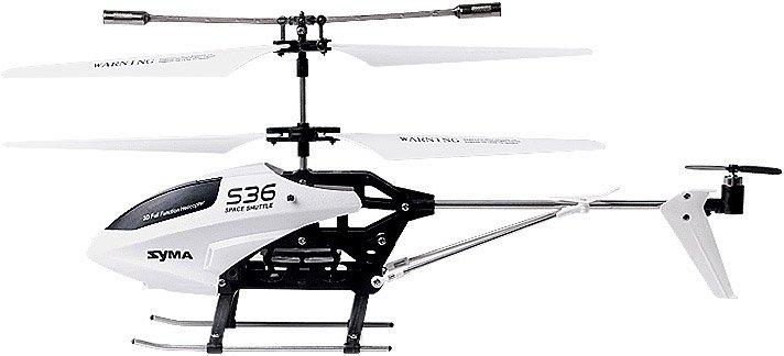 Syma S36 LED Helicopter - Wit