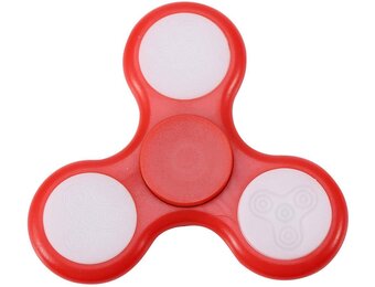 LED Fidget Hand Spinner - Mat Rood
