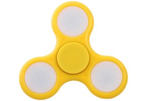 LED Fidget Hand Spinner - Mat Geel
