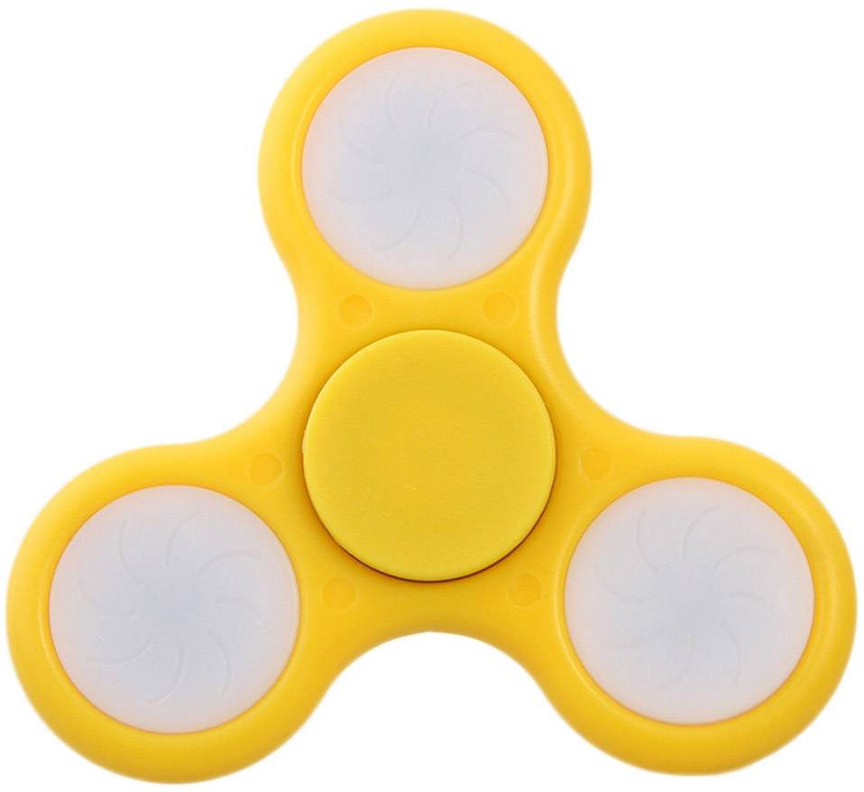 LED Fidget Hand Spinner - Mat Geel