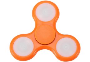 LED Fidget Hand Spinner - Mat Oranje