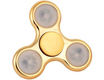 LED Fidget Hand Spinner - Chroom Goud
