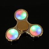 LED Fidget Hand Spinner - Chroom Goud
