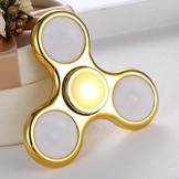 LED Fidget Hand Spinner - Chroom Goud