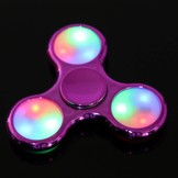LED Fidget Hand Spinner - Chroom Roze