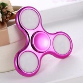 LED Fidget Hand Spinner - Chroom Roze
