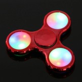 LED Fidget Hand Spinner - Chroom Rood