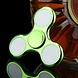 Merkloos LED Fidget Hand Spinner - Chroom Lichtgroen Merkloos LED Fidget Hand Spinner - Chroom Lichtgroen