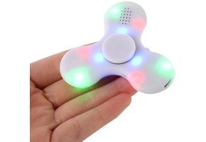 Bluetooth LED Speaker Fidget Hand Spinner - Mat Wit