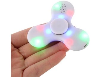 Bluetooth LED Speaker Fidget Hand Spinner - Mat Wit