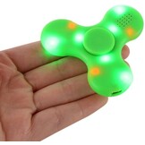 Bluetooth LED Speaker Fidget Hand Spinner - Mat Groen