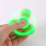 Bluetooth LED Speaker Fidget Hand Spinner - Mat Groen