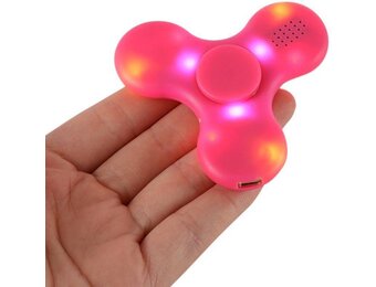 Bluetooth LED Speaker Fidget Hand Spinner - Mat Roze