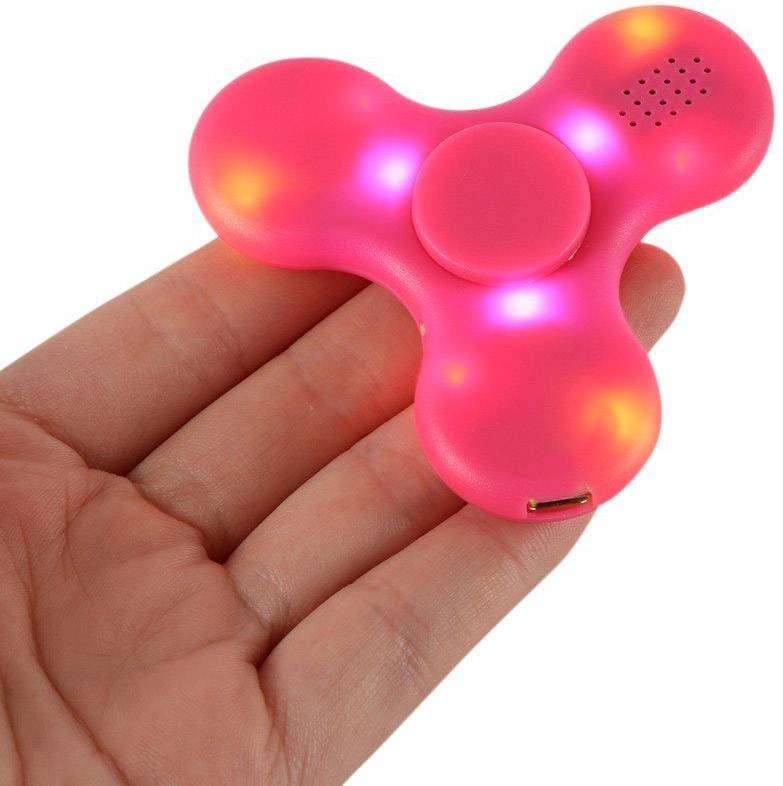 Bluetooth LED Speaker Fidget Hand Spinner - Mat Roze