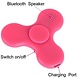 Merkloos Bluetooth LED Speaker Fidget Hand Spinner - Mat Roze Merkloos Bluetooth LED Speaker Fidget Hand Spinner - Mat Roze
