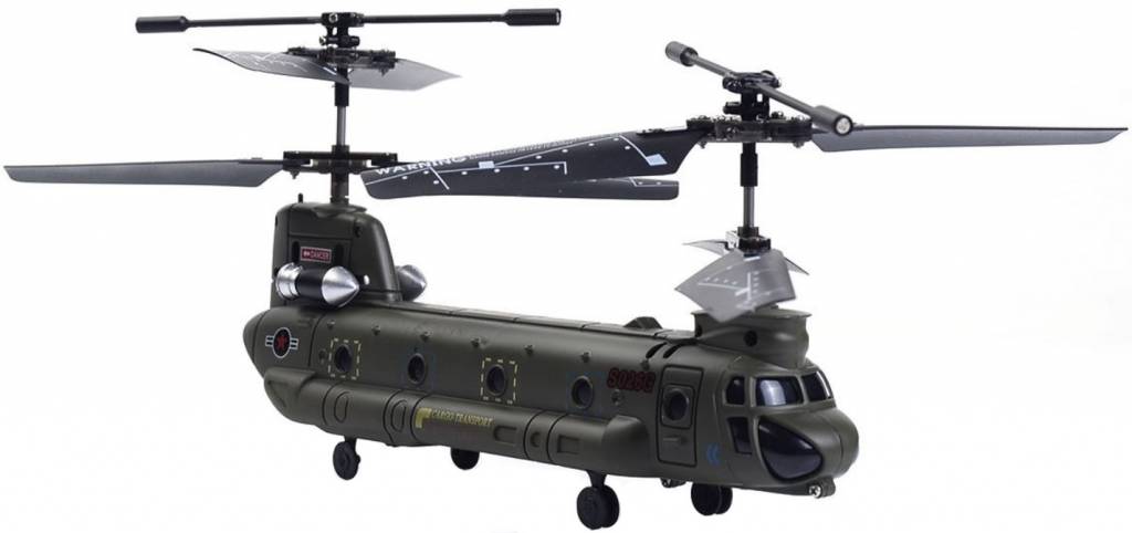Syma S026G Mini Chinook LED Helicopter