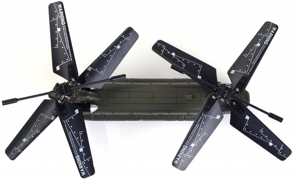 Syma S026G Mini Chinook LED Helicopter