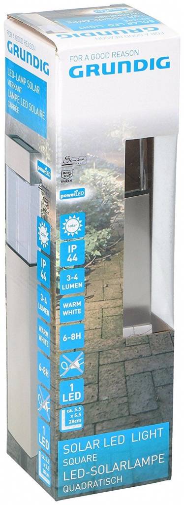 Grundig Solar LED Tuinlamp