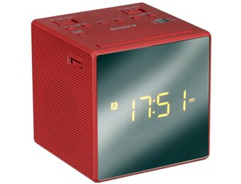 Sony ICF-C1TR LED Wekkerradio - Rood
