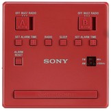 Sony ICF-C1TR LED Wekkerradio - Rood