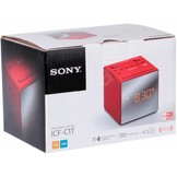 Sony ICF-C1TR LED Wekkerradio - Rood