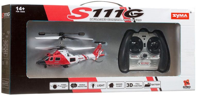 Syma S111G LED RC Helicopter