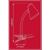 Ranex Manou Klemspot - Grijs