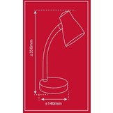 Ranex Babet Bureaulamp - Roze