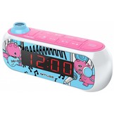 Muse M-167KDG Kids Wekkerradio met Projectie - Roze