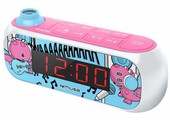 Muse M-167KDG Kids Wekkerradio met Projectie - Roze