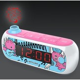 Muse M-167KDG Kids Wekkerradio met Projectie - Roze