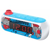 Muse M-167 KDB Kids Wekkerradio met Projectie - Blauw