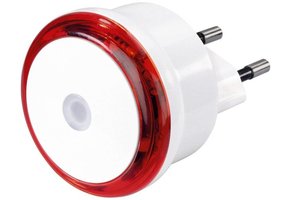 Hama LED Nachtlamp Basic Rond - Rood