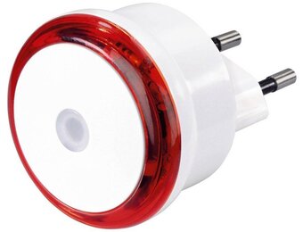 Hama LED Nachtlamp Basic Rond - Rood