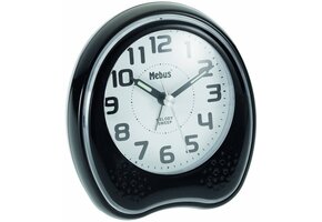 Mebus 42168 Kwarts Wekker - Zwart