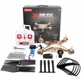 Syma X8HC LED Drone met 720P HD Camera - Goud