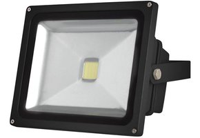 Perel LEDA3003WW-B COB 3000K LED Lamp 30 W - Black