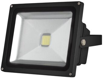Perel LEDA3003WW-B COB 3000K LED Lamp 30 W - Black