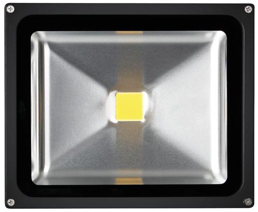 Perel LEDA3003WW-B COB 3000K LED Lamp 30 W - Black